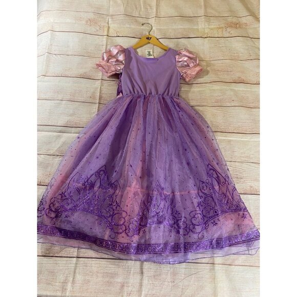 The Disney Store Girls Purple Repunzel Cosplay Costume Dress - Medium - Picture 11 of 12